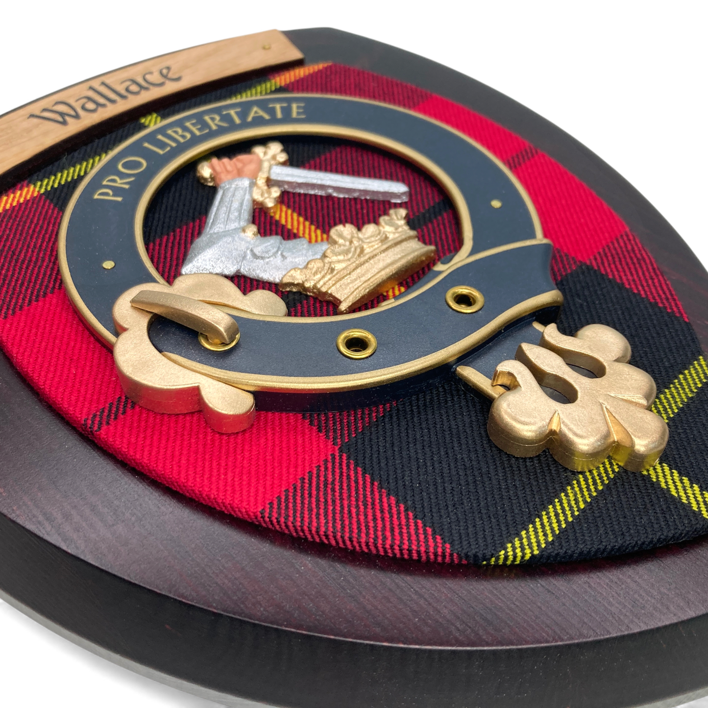 Wallace Clan Crest Plaque