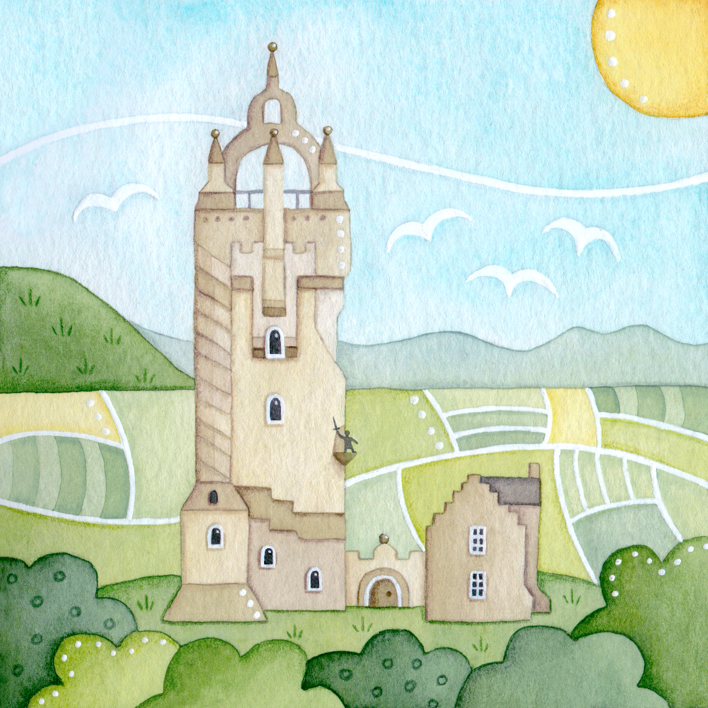 Wallace Monument Framed Print