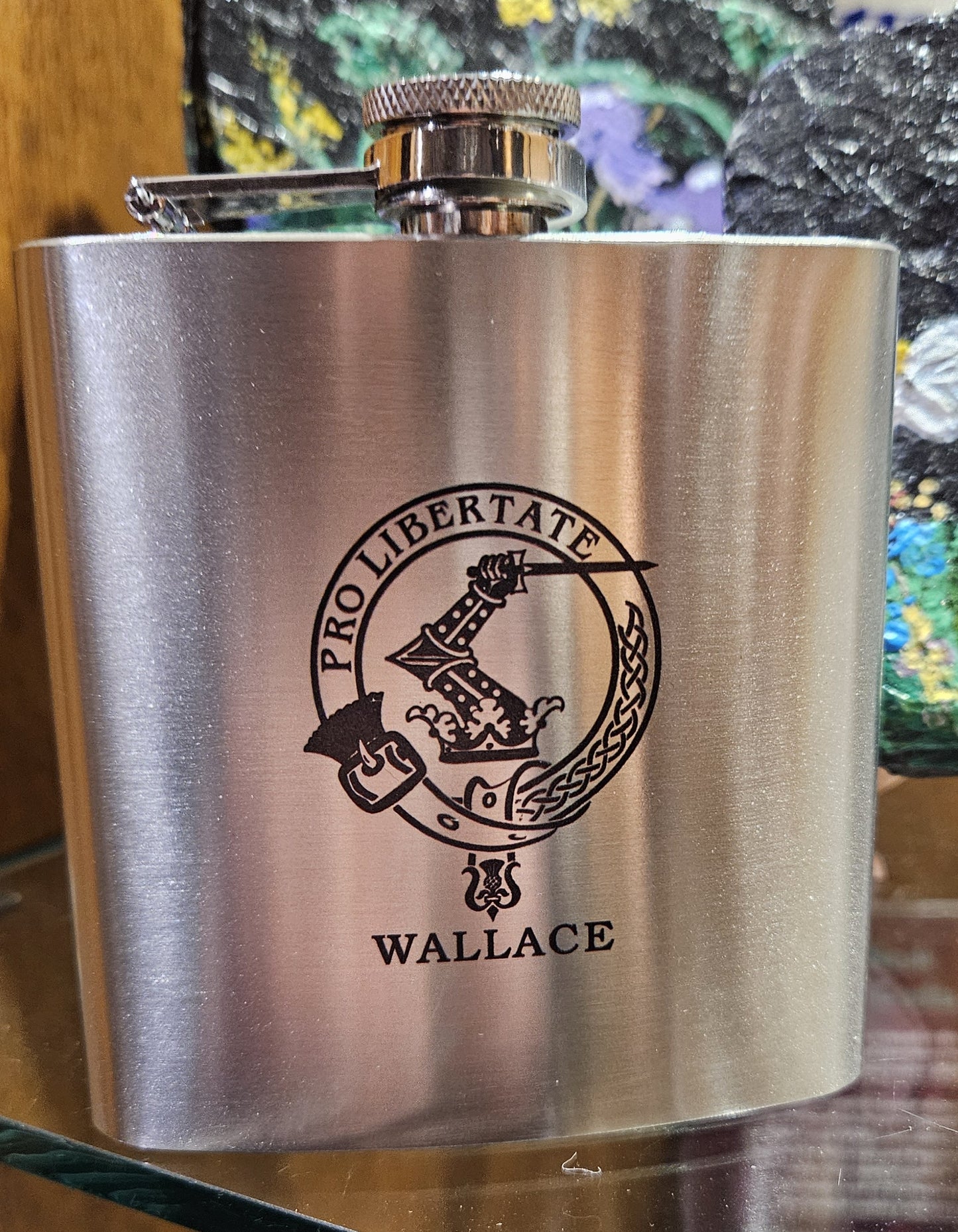 Wallace Clan Hip Flask
