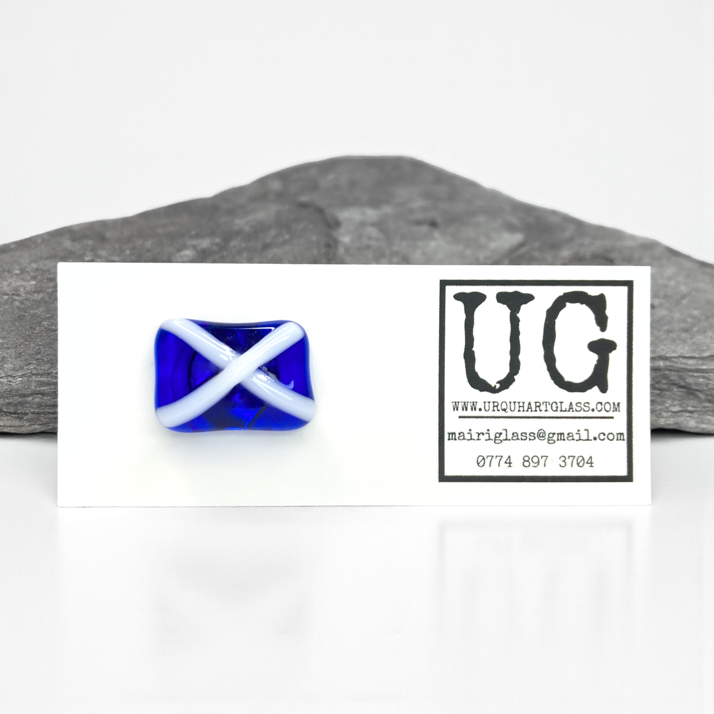 Satire Glass Pin Badge
