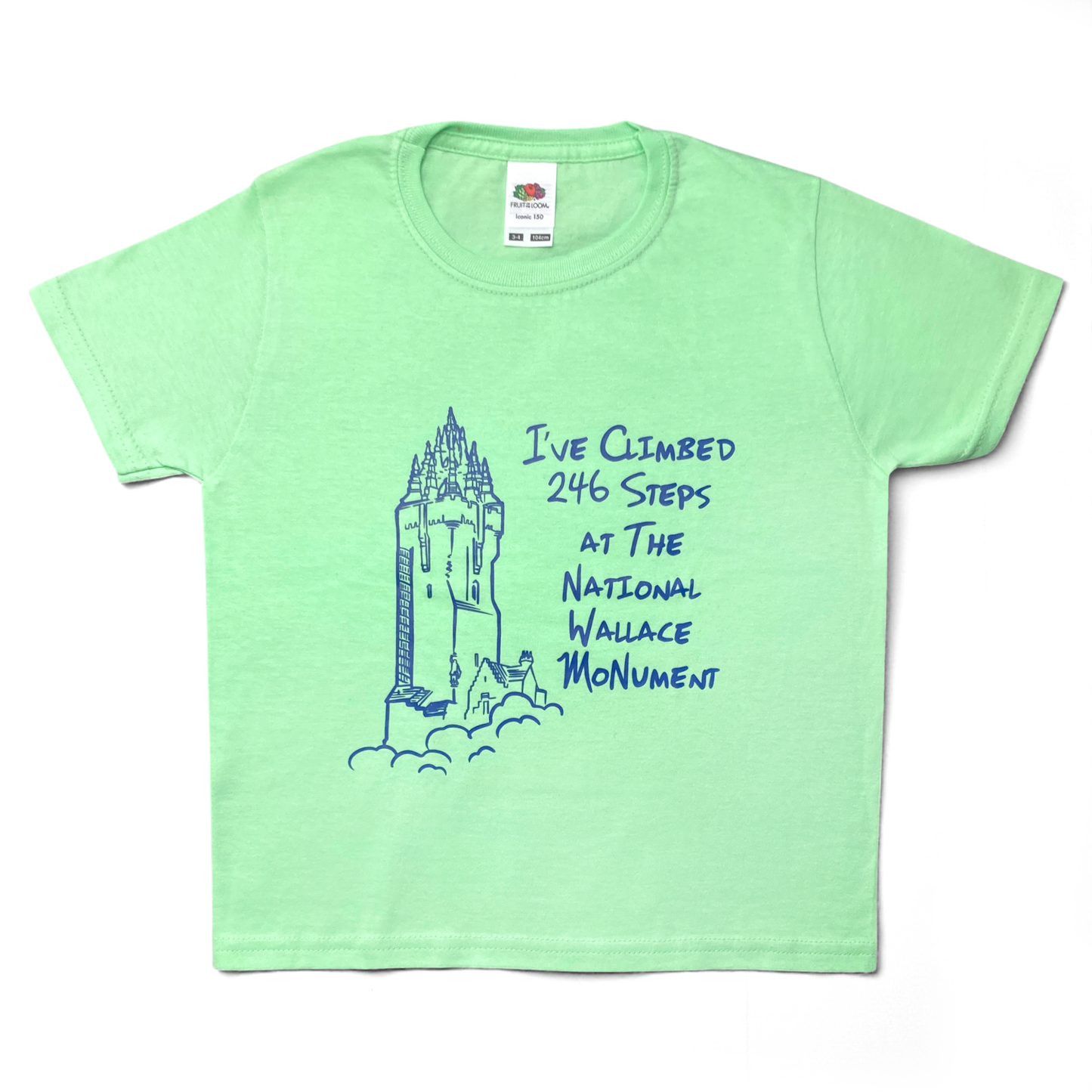 Children's I've Climbed the 246 steps at The National Wallace Monument T-shirt