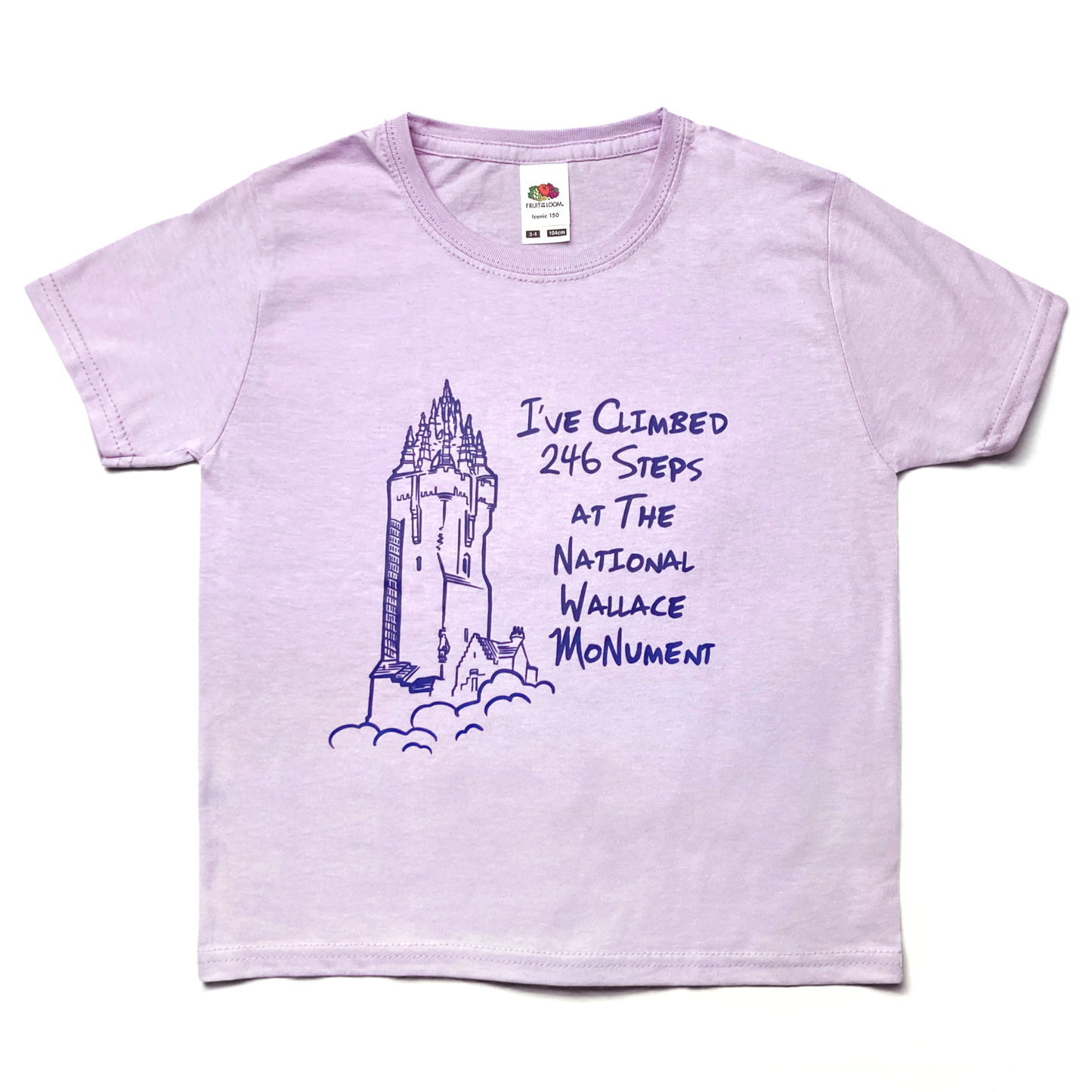 Children's I've Climbed the 246 steps at The National Wallace Monument T-shirt