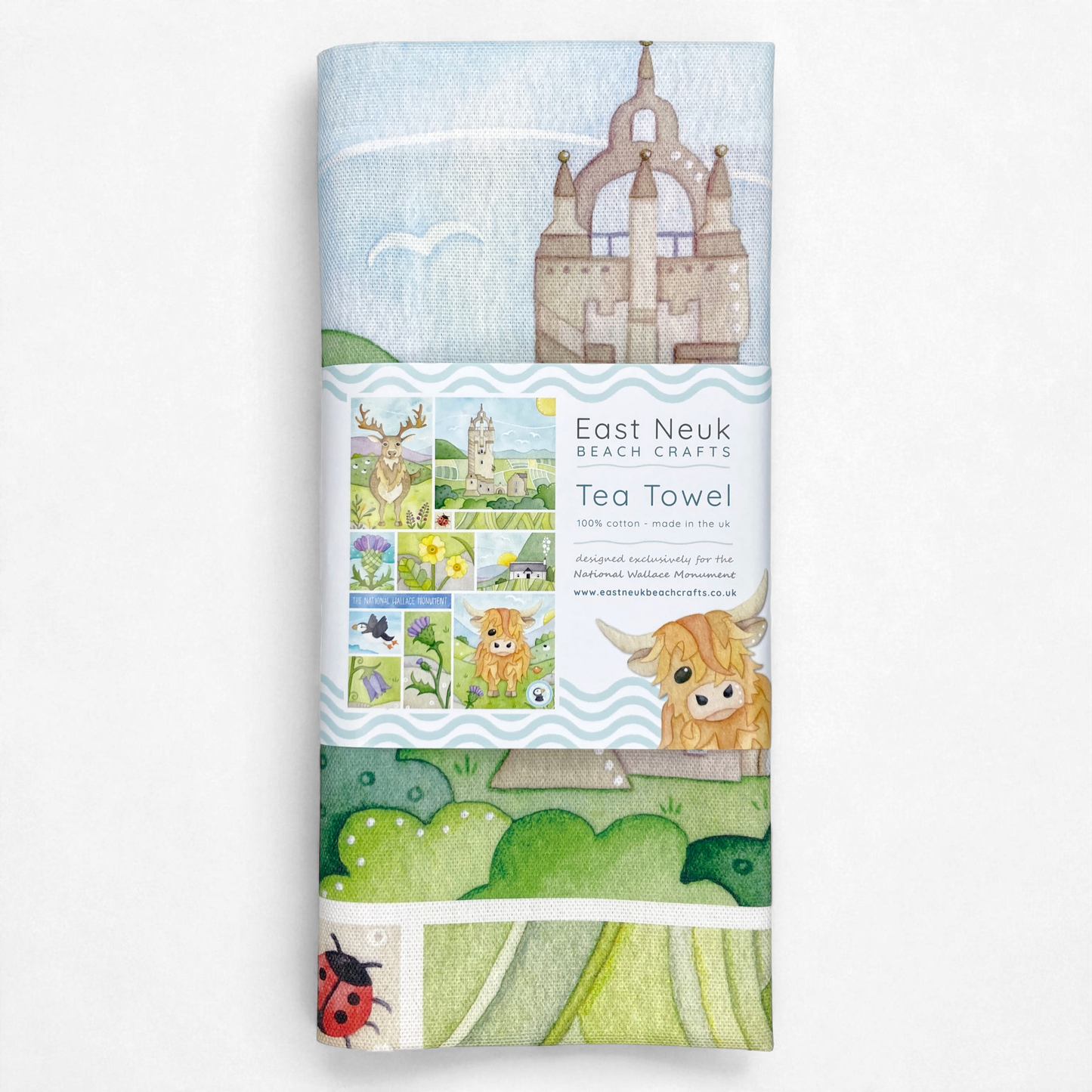 Wallace Monument Tea Towel