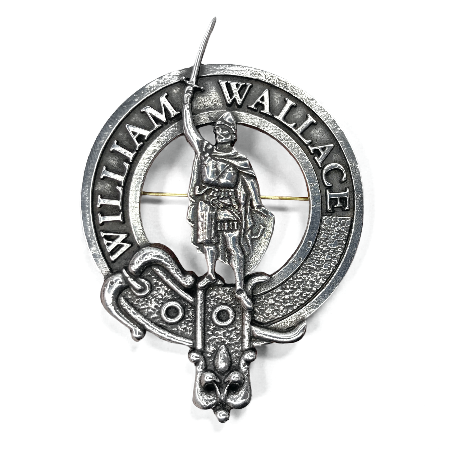 Sir William Wallace pewter badge