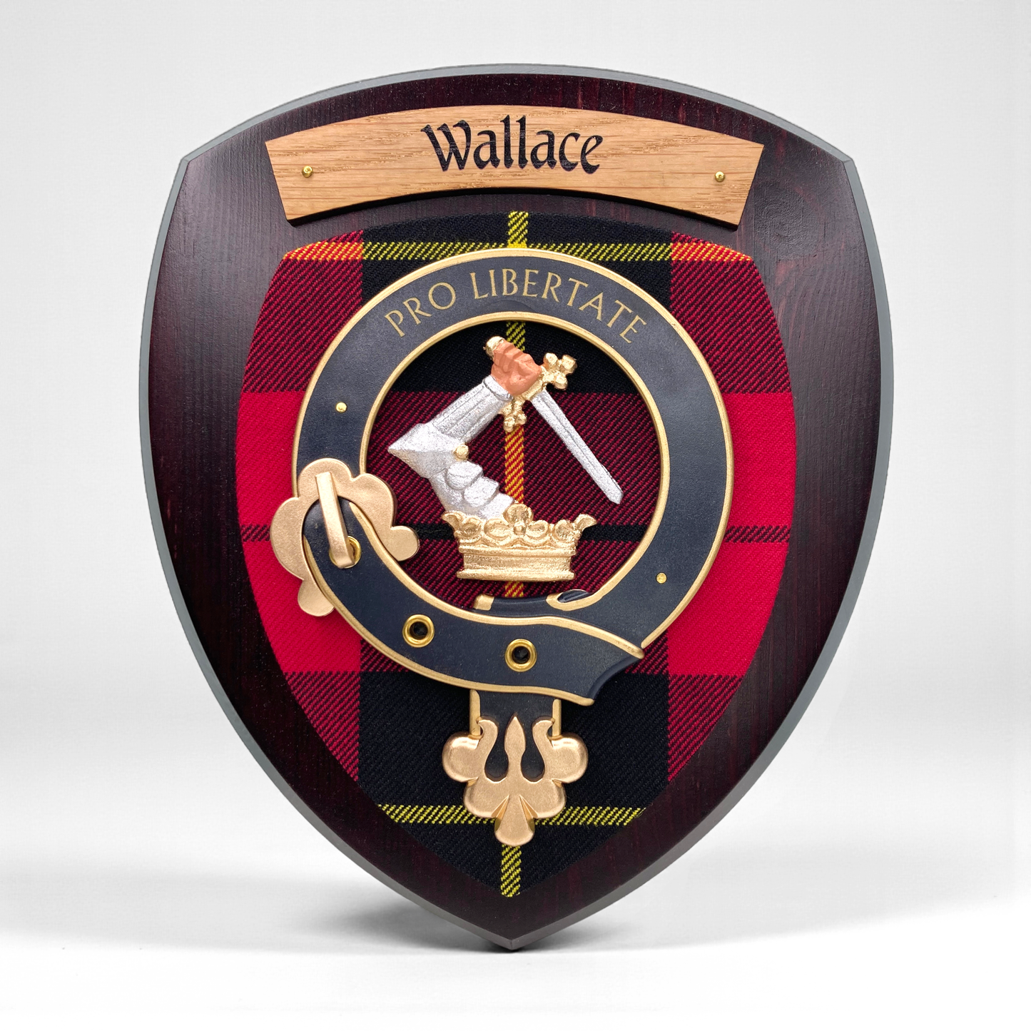 Wallace Clan Crest Plaque