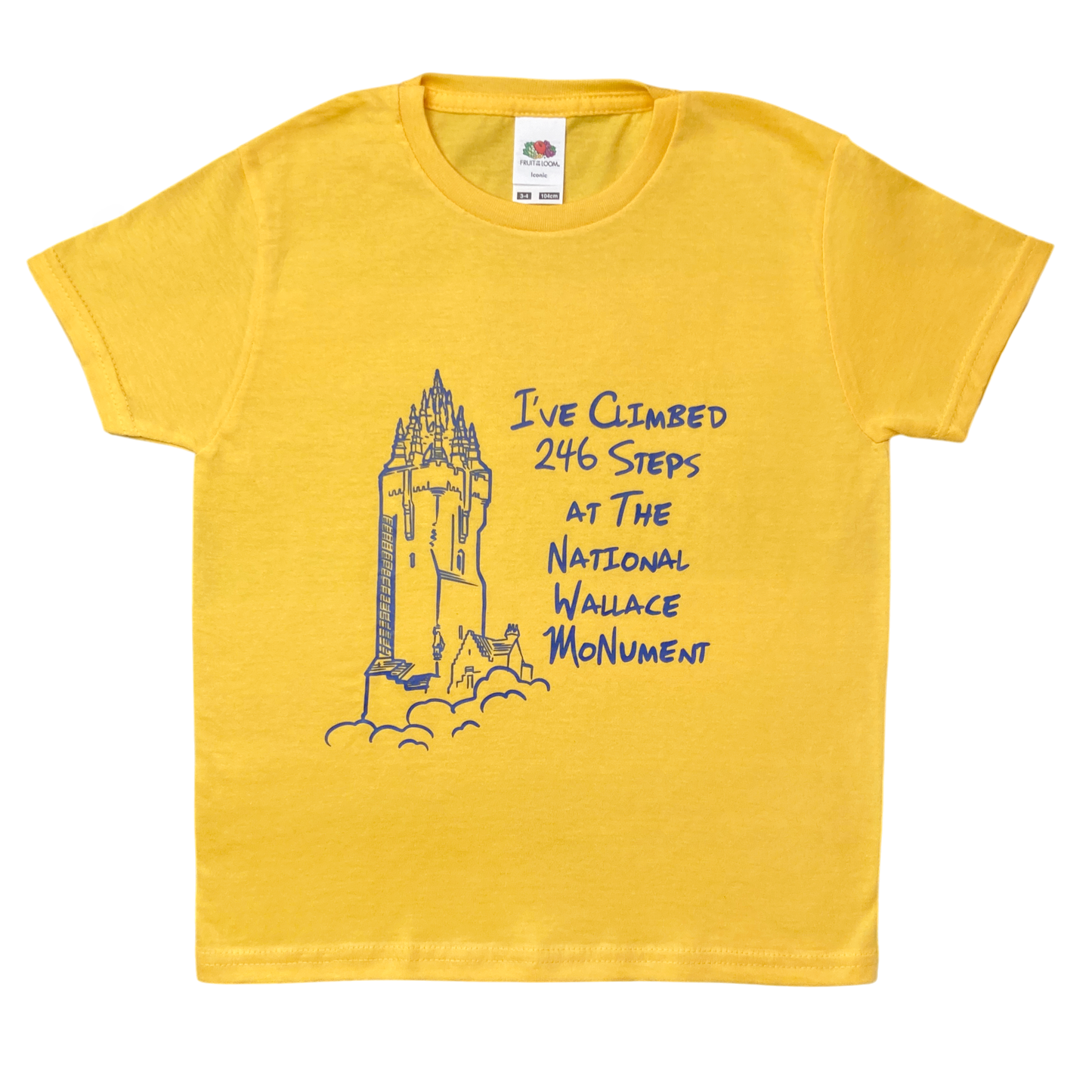 Children's I've Climbed the 246 steps at The National Wallace Monument T-shirt